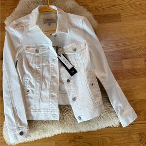 *NWT Liverpool Women's White Denim Jacket